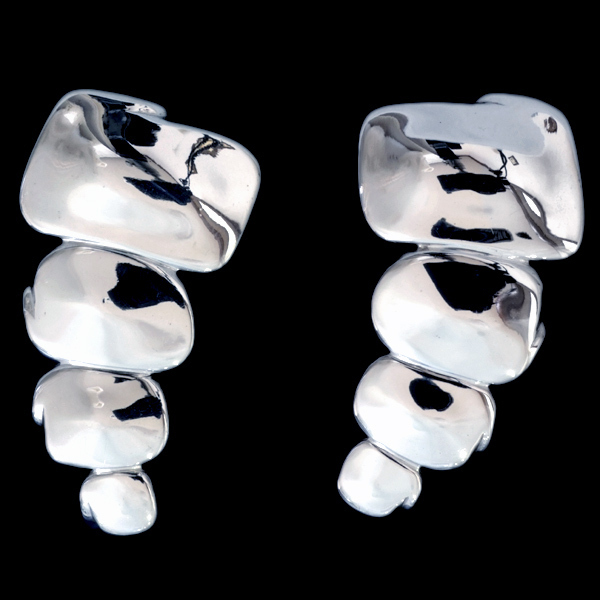 *S2034【ENRIC MAJORAL】Art Jewelry SLVイヤリング SPAIN New