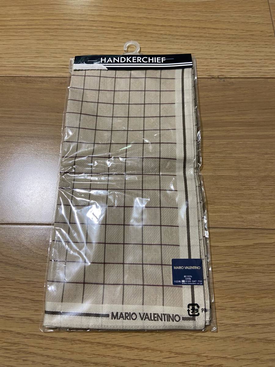 ヴァレンティーノ　ハンカチ　ベージュ　新品　日本製