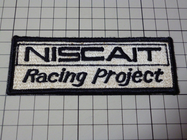 NISCAIT Racing project ワッペン (刺繍/120×43mm)