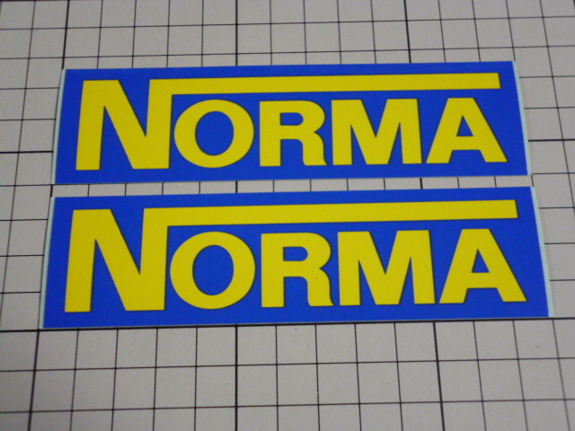 NORMA ステッカー 2枚(128×36mm) ノールマ