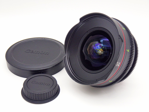 Canon キヤノン / CN-E14mm T3.1 L F / EFマウント / EFシネマレンズ PRIME Lens / 単焦点レンズ