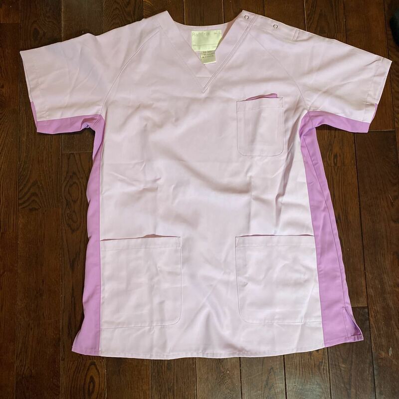 看護師 スクラブ ONWARD オンワード　レディスジャケット Lサイズ HS8001 Raffiriaラフィーリア　白衣　ナース