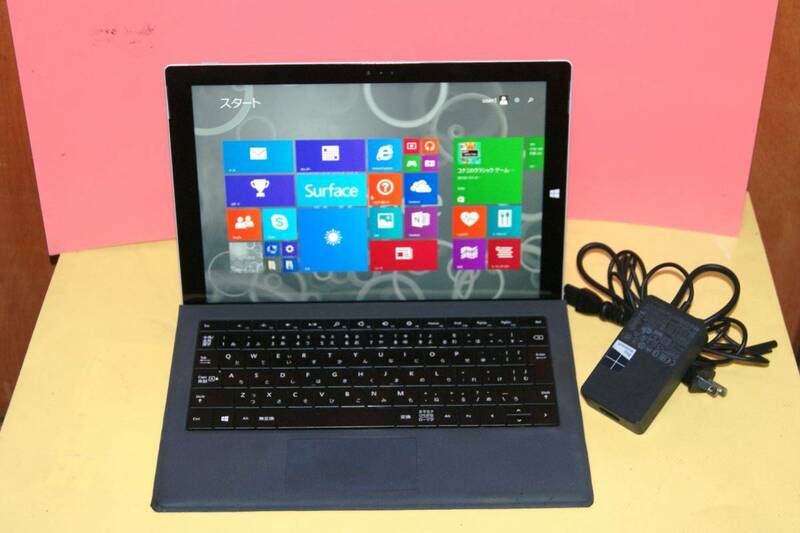 Microsoft Surface Pro3 Core i5-4300U 1.90GHz メモリ 4GB SSD 128GB Windows8.1 office 純正タイプ カバー 付属 