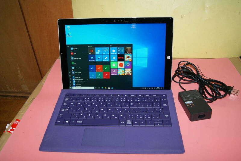 Microsoft Surface Pro3 Core i7-4650U 8GB SSD 256GB Windows10 office タイプカバーあり