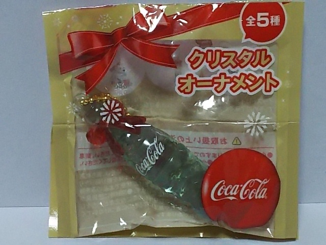 1★120)コカ・コーラ　クリスタルオーナメント