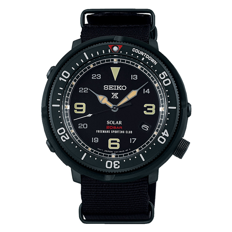 新品デッドストック限定700本SEIKO Prospex Fieldmaster LOWERCASE Limited Edition Freemans Sporting Club腕時計Exclusive Model SBDJ025