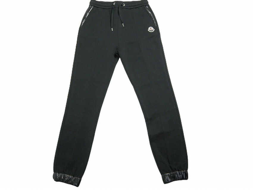 サイズS■新品 本物■モンクレールPANTALONEナイロンxスウェットパンツ/スエットパンツ/トレーナーパンツ/レディースMONCLER/999ブラック黒
