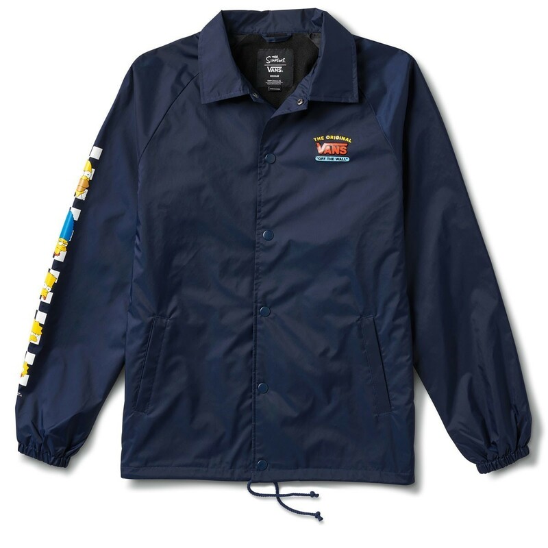 Vans X Simpsons Torrey Coaches Jacket M コーチジャケット 