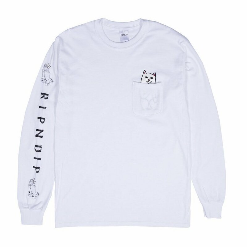 Ripndip Lord Nermal L/S T-Shirt White XL Tシャツ 