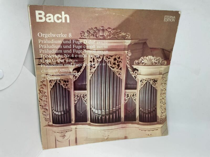 [X-623] BACH/Orgelwerke AUF SILBERMANNORGELN 8 ETERNA EDITION:8 25 759 クラシック