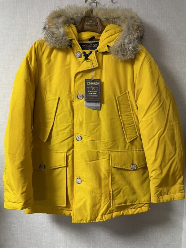 新品未使用　ウールリッチ　アークティックパーカー　ダウンジャケット イエロー　Lサイズ WOOLRICH ARCTIC PARKA ML