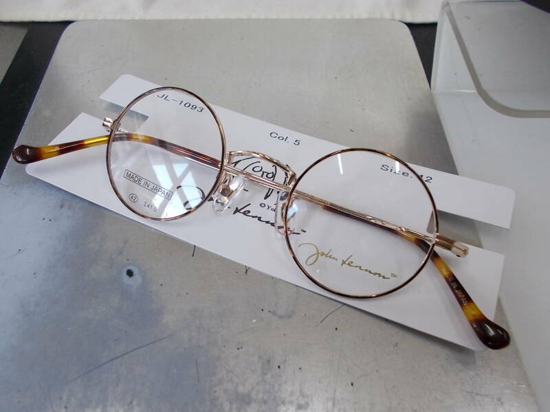 ジョンレノン John Lennon 丸眼鏡フレーム JL-1093-5 お洒落！ チタン製 