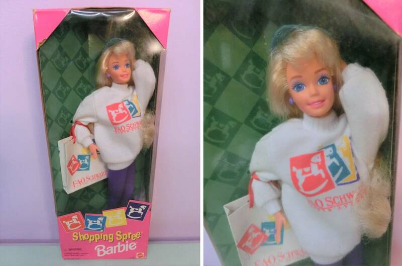 バービー 1994年 Shopping Spree ショッピング 人形 マテル ビンテージ ファンシー 未使用◆Barbie MATTEL 90s F.A.O SCHWARZ Vintage Doll