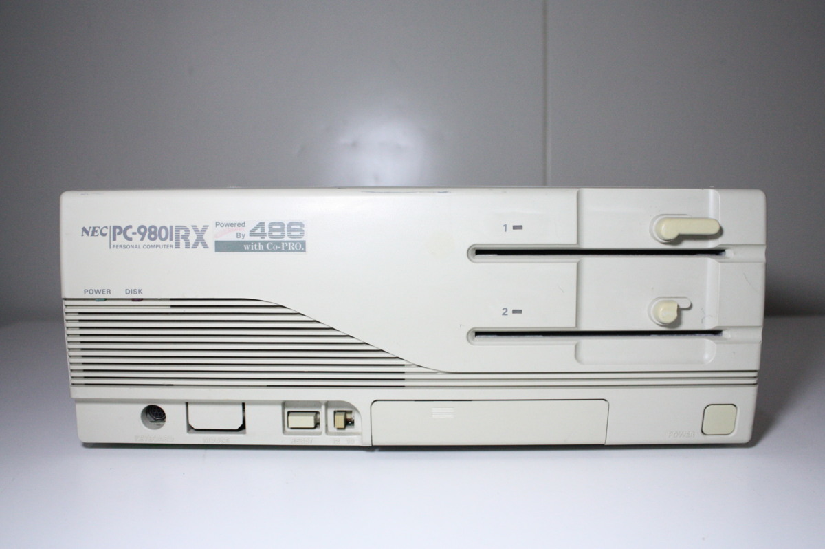 F851【中古】NEC PC-9801RX/2 通電OK!