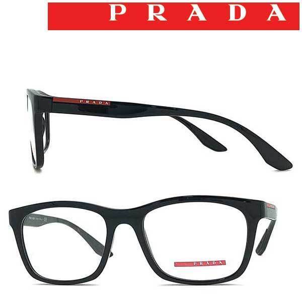 PRADA LINEA ROSSA メガネフレーム ブランド プラダ リネアロッサ ブラック 眼鏡 0PS-02NV-1AB1O1