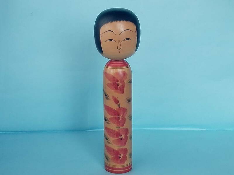 伝統こけし　中田敦夫　蔵王　 伝統民芸品 　郷土玩具 　日本人形 　お土産品 　高さ約３１㎝
