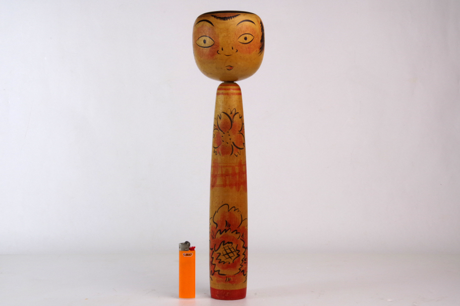 ■04 こけしコレクター放出品 瀬谷重治 高さ 37.5cm■