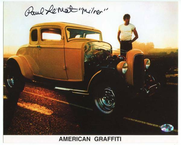 1973年 映画　『American Graffitiアメリカン・グラフィティ』 Paul Le Mat ポール・ル・マット 直筆サイン フォト