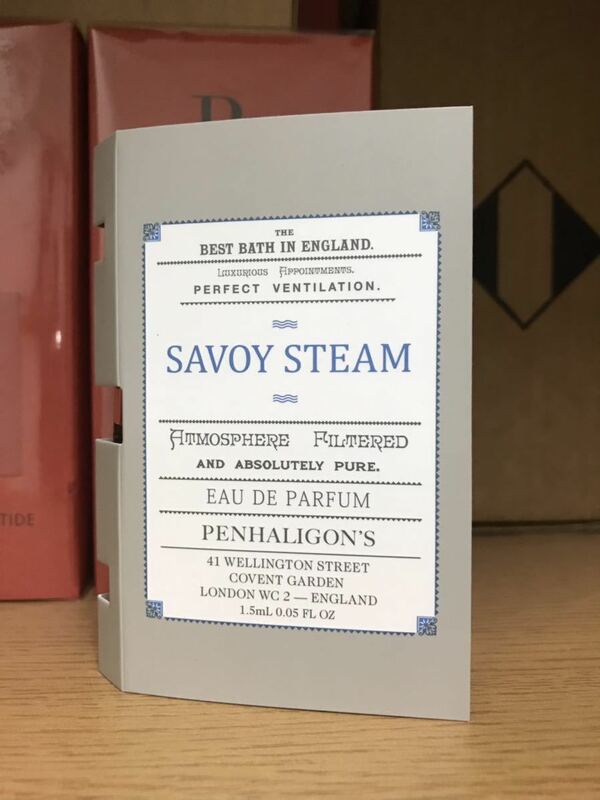 《送料無料》 ペンハリガン サボイ スチーム オードパルファム 1.5ml サンプル ※未使用※ SAVOY STEAM EDP #ターキッシュバス