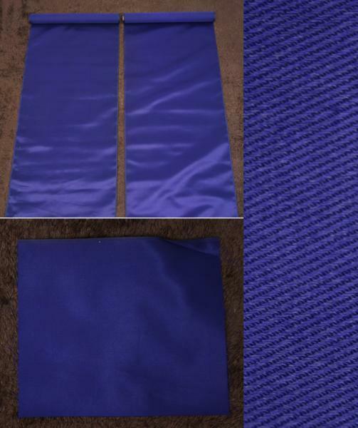 法衣袈装有職装束用軸生地反物　合計約10m　紫色系　0807L1G※