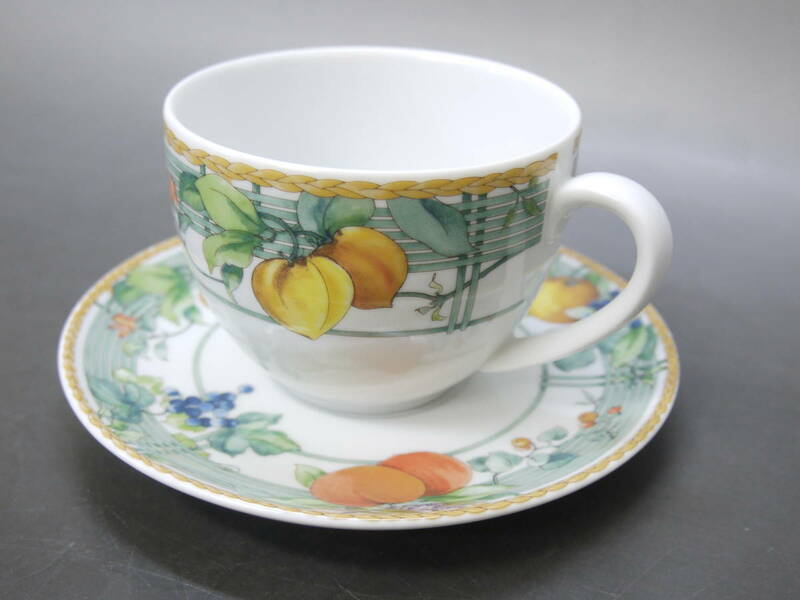 660 ウェッジウッド WEDGWOOD カップ/ソーサー EDEN エデン Home コーヒー ティー フルーツ柄 DISHW ASHER