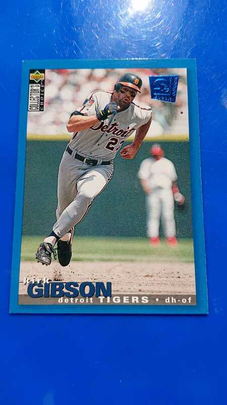 カーク・ギブソン Kirk Gibson 1995UPPERDECK 217 MLBデトロイトタイガース