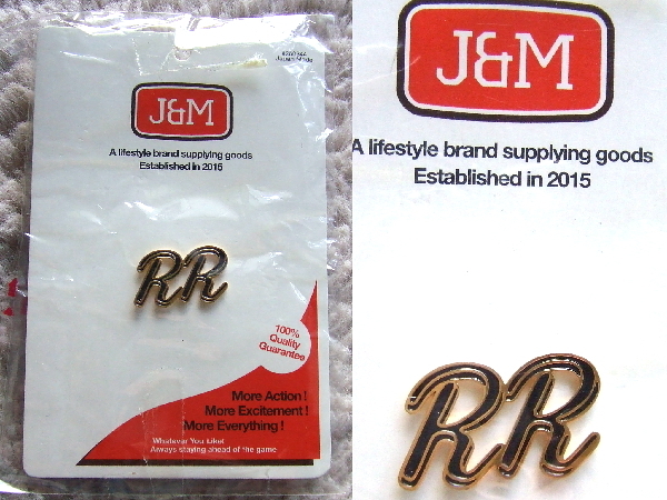 新品★J&M Lapel Pin★ピンバッジDiner(Black)　RRピンズ ダイナー バッヂusaアメリカ雑貨アート日本製 お洒落 グラフィック メタル金属