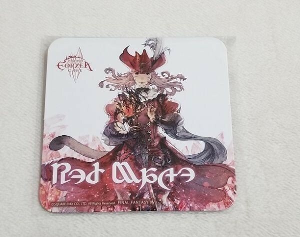 エオルゼアカフェ ジョブ コースター 赤魔道士 非売品 エオカフェ FF14 ファイナルファンタジー14 FINAL FANTASY EORZEACAFE