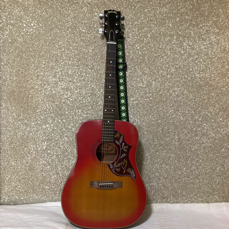 アンティーク.アコースティックギター .MＯＤＥＬ.ＮＯ,150.ＨＯTＴＡ.MＵＳIＣAL.ＩNSＴ.ＣＯ.ＪＡＰＡＮ.日本製.完品.横幅.約40cmです.