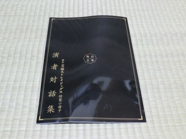 中古本　ヤングエース2018年3月号特別付録2　舞台　文豪ストレイドッグス　特製小冊子　演者対話集