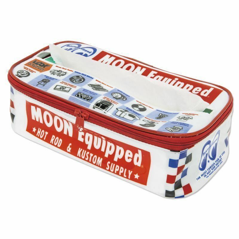 MOON Equipped ペーパータオル ホルダー ティッシュケース PVC素材 ペーパータオルケース MOONEYES ムーンアイズ ホワイト