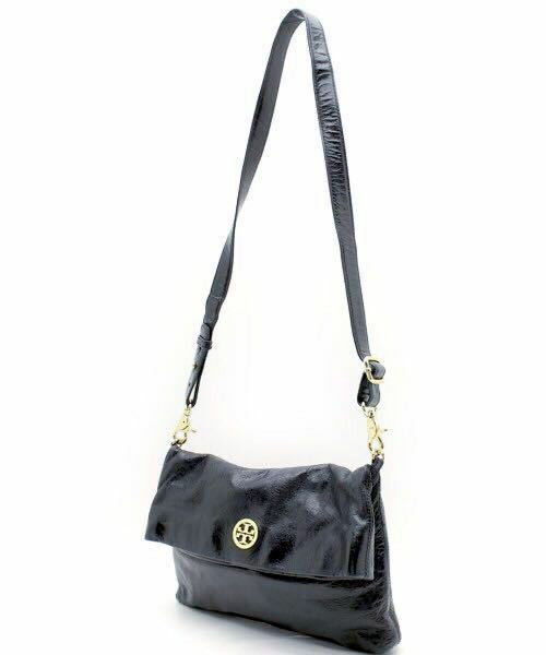 新品同様の美品 TORY BURCH トリーバーチ バッグ カバン ショルダー 3way 斜めがけ 黒 ブラック 金 ゴールド