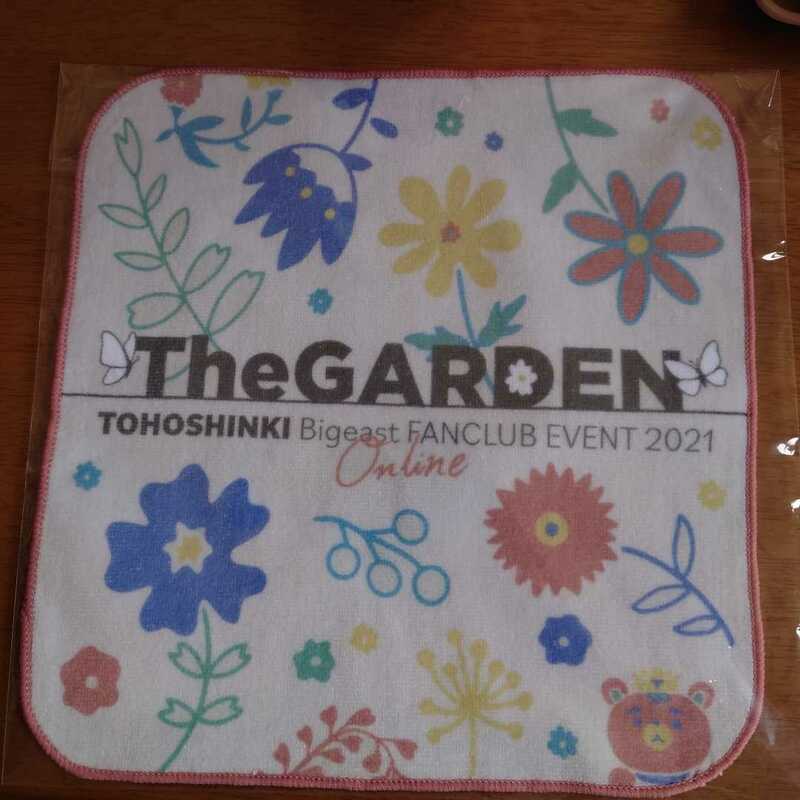 ★東方神起　2021 Bigeast FANCLUB EVENT Online グッズ→The GARDEN ハンドタオル