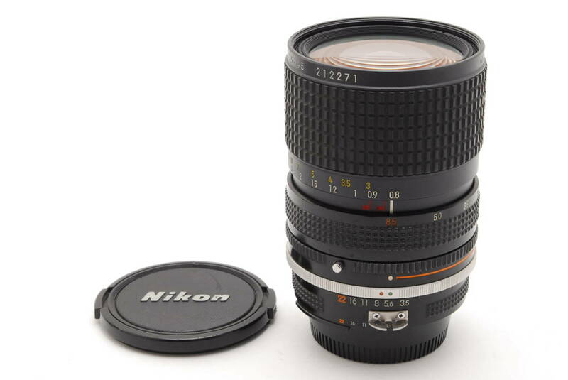 Nikon Ai Zoom Nikkor 28-85mm f3.5-4.5S (Ai-S f3.5-4.5) 動作も写りもOKです。概ねキレイです。前後キャップ付きです。