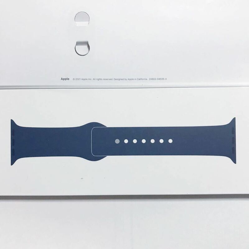 純正 アビスブルー 41mm アップルウォッチ スポーツバンド Apple Watch ABYSS BLUE 全series 38mm 40mm 41mm 対応