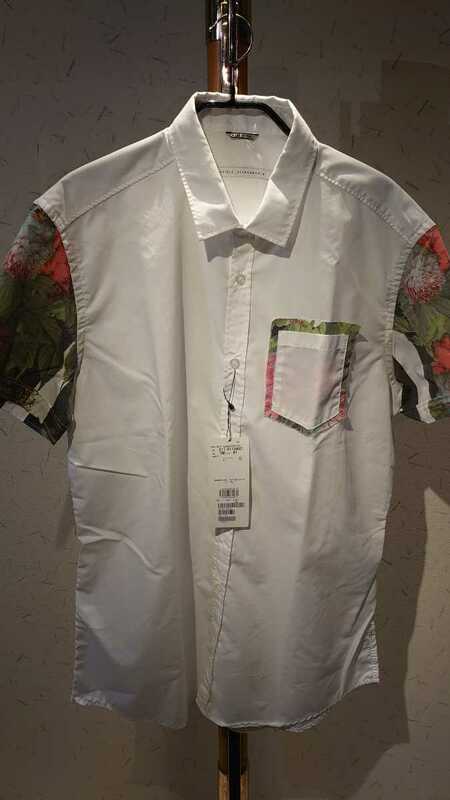 DANIEL ALESSANDRINI 半袖シャツ 定価27000円 正規輸入品、未使用、保管品 サイズ41 