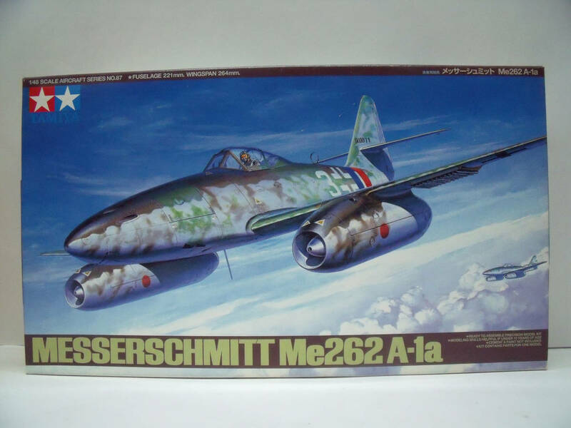 タミヤ 1/48　メッサーシュミット　Me262　A-1a
