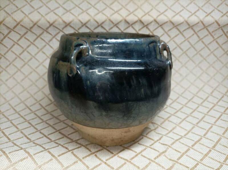 中国 唐物 古瓷 時代物 磁州窯四系罐