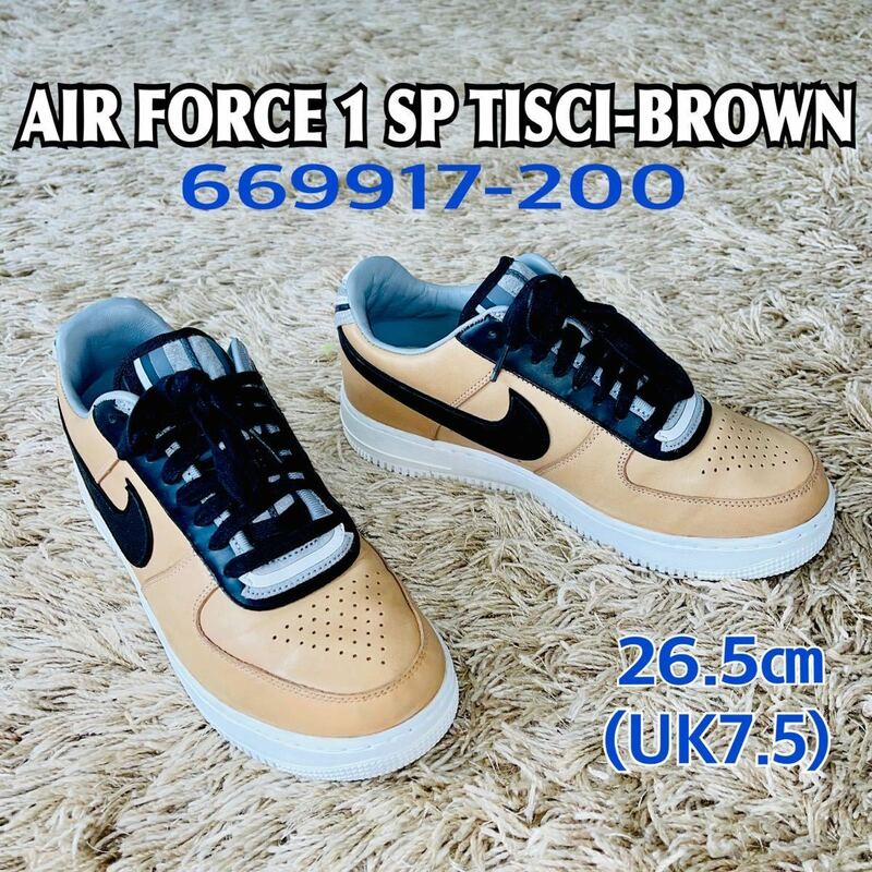 NIKE スニーカー エアフォース1 SP TISCI 669917-200 リカルドティッシ 26.5㎝ 送料無料