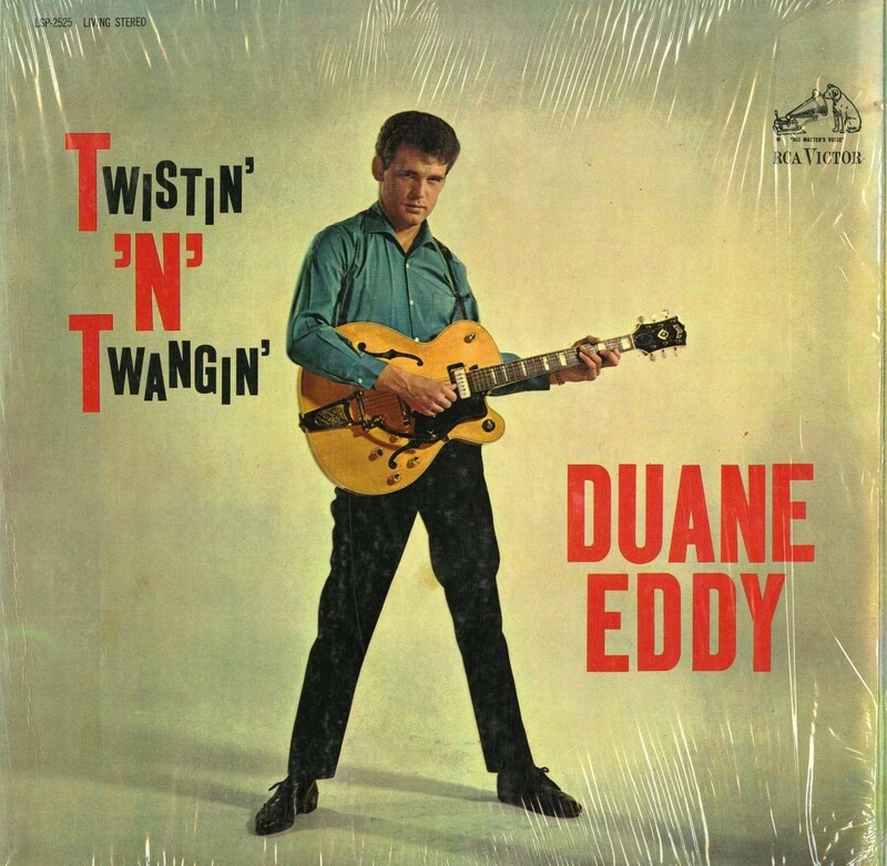 米オリジ深溝あり！シュリンク付き！Duane Eddy / Twistin' 'N' Twangin' 1962年 バキューム鬼洗浄！RCA VICTOR LSP-2525 デュアン・エディ