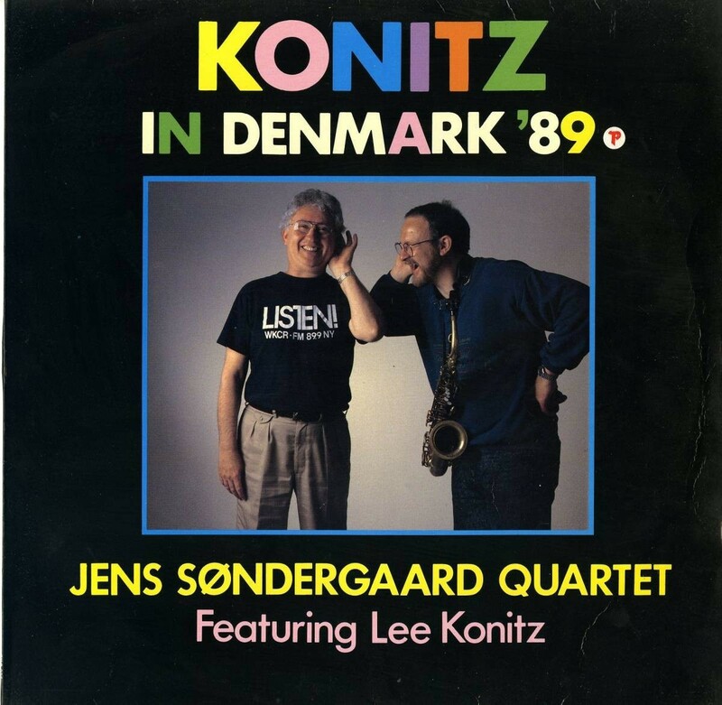 デンマーク盤オリジLP！Jens Sndergaard Quartet Featuring Lee Konitz / Konitz In Denmark '89 /Right Tone RILP 006 リー・コニッツ