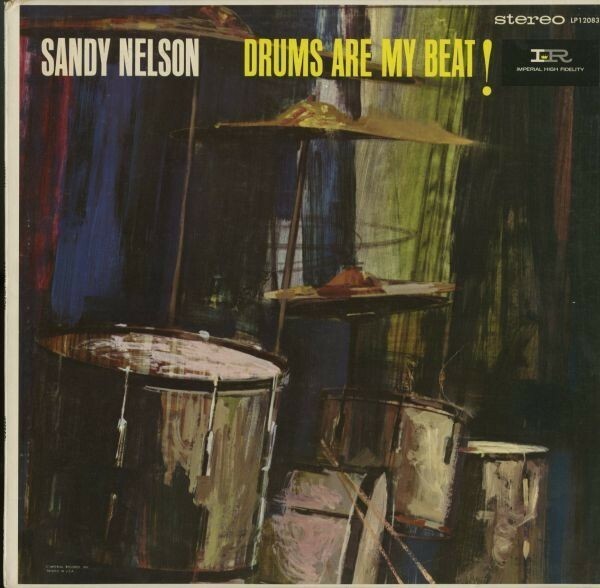 ファンキーなドラム・ブレイク満載！62年 USオリジ Sandy Nelson / Drums Are My Beat！Surf Rock Steve Douglas Duke Ellington [VOX6]