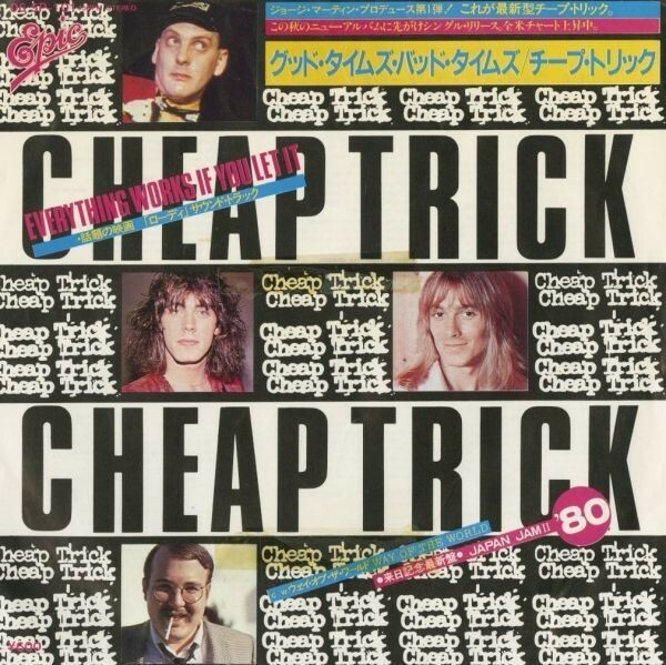 80年 プロモ国内盤 Cheap Trick - グッド・タイムズ・バッド・タイムズ [06・5P-101] Beatles George Martin One On One 7inch [VOX6]