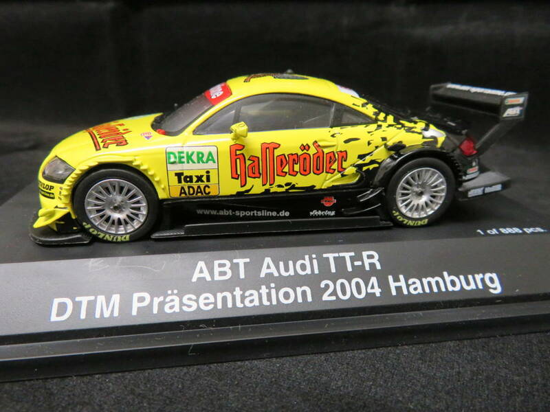 1/43　ABT　アウディ　TT-R　DTM　プレゼンテーション　2004　ハンブルグ