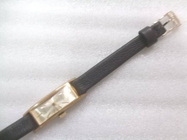 デッドストック未使用1960sセイコー長虫ソーラー手巻17石腕時計動品　R541