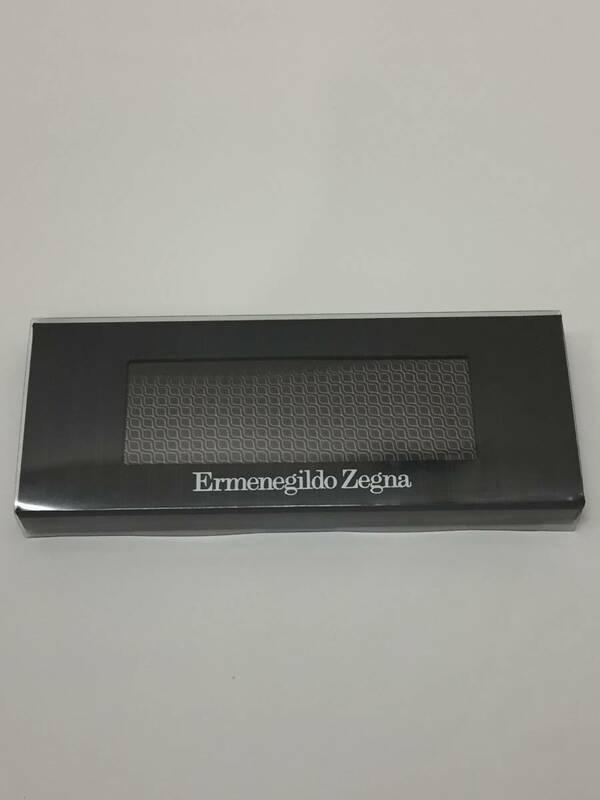 新品未使用！格安！Ermenegildo Zegna エルメネジルド ゼニア 総柄 100% シルク ネクタイ