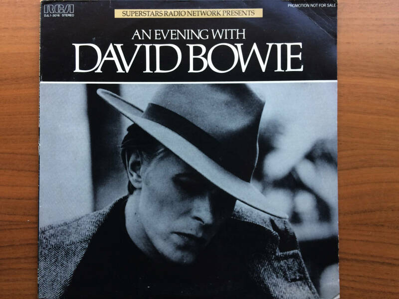 US盤 非売品 David Bowie AN EVENING WITH LP Not For Sale, Promo / Interview, Art Rock, Berlin Trilogy