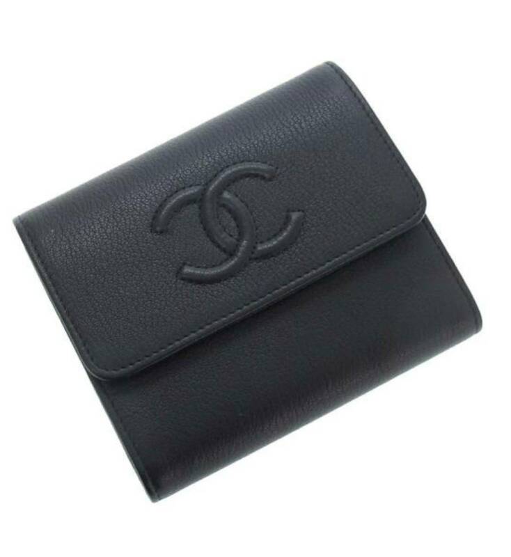 《 CHANEL シャネル 》三つ折り 財布