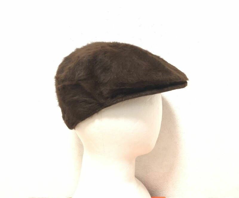 KANGOL MADE IN ENGLAND ハンチング キャップ 帽子 イギリス製 504 FURGORA ブラウン ファー カンゴール