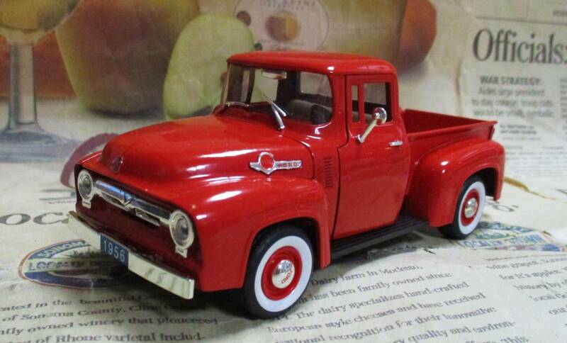 ★絶版*Signature Models*1/32*1956 Ford F100 Pickup レッド*トラック≠フランクリンミント